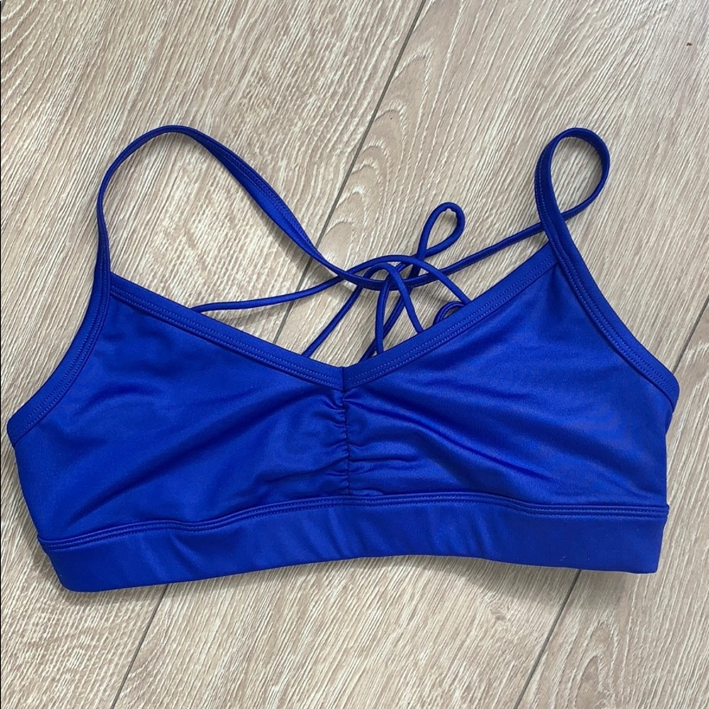 Alo Yoga Blue sports bra like new